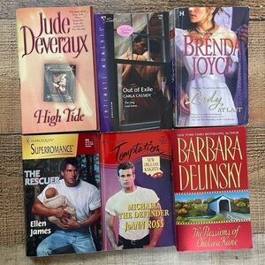 Steamy Romance Novel Vintage Bundle Books Paperback Smut Love Stories